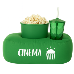 Kit Cinema Almofada, Copo e Balde Pipoca Personalizada
