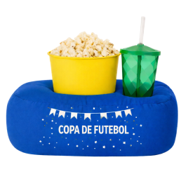 Kit Cinema Almofada, Copo e Balde Pipoca Personalizada