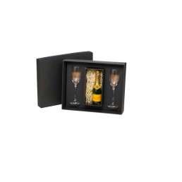 Kit com Embalagem e Taça de Vidro Personalizado (NÃO ACOMPANHA GARRAFA)