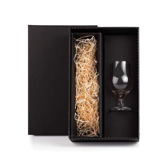 Kit Copo de Vidro Cerveja 400ml e Caixa Presente Personalizada