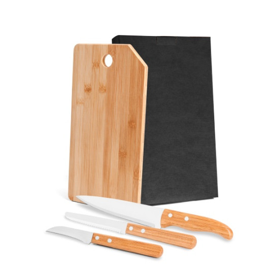 Kit para Cozinha em Bambu Personalizada