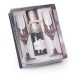Kit espumante Chandon com 2 taças e tampa transparente Personalizado Kit espumante Chandon com 2 taças e tampa transparente Personalizado