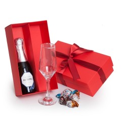 Kit Espumante e Taça Personalizado