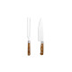 Kit Faca e Garfo cabo Madeira Personalizado