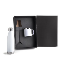 Kit Garrafa e Caneca em Aço Inox Personalizado