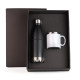 Kit Garrafa e Caneca em Aço Inox Personalizado