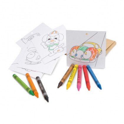 Kit Giz de Cera Para Pintar e Personalizar