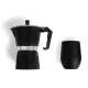 Kit para café com cafeteira italiana e copo térmico inox Personalizado Kit para café com cafeteira italiana e copo térmico inox Personalizado
