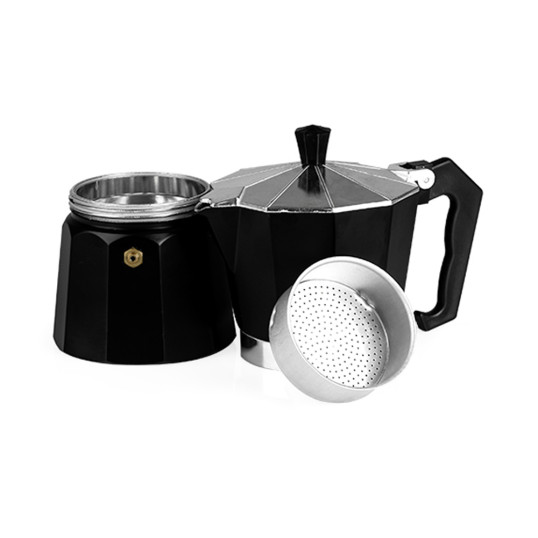 Kit para café com cafeteira italiana e copo térmico inox Personalizado