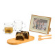 Kit para Café ou Chá com Porta Retrato Personalizado