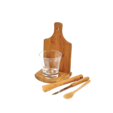 Kit Para Caipirinha em Bambu Personalizado