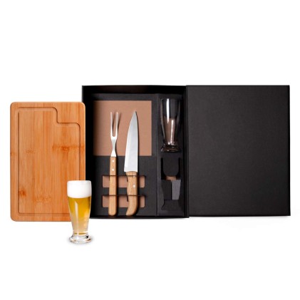 Kit para Churrasco com Copos Personalizado Kit para Churrasco com Copos Personalizado
