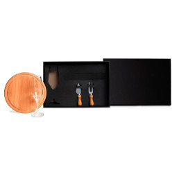 Kit Queijo Com Taça De Champagne Personalizado
