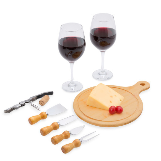 Kit Queijo e Vinho Personalizado