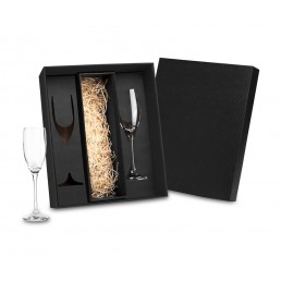 Kit Taças de Vidro para Champagne Personalizado