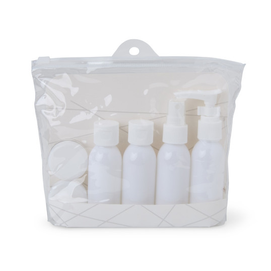 Kit Viagem Plástico 6 Peças Personalizada