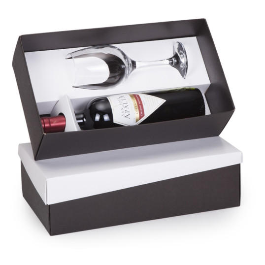 Kit Vinho com Taça Personalizadas 