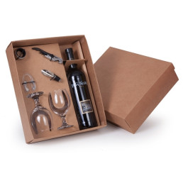 Kit Vinho com Taças e Acessórios Personalizadas 