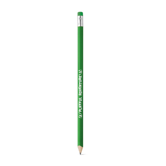 Lápis Apontado Com Borracha Personalizado