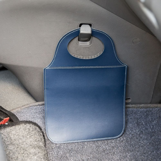 Lixeira para Carro em Couro Sintético lixocar Personalizada