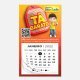 Ímã de Geladeira Calendário Personalizado