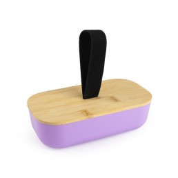 Marmita em RPET com tampa de bambu Personalizada