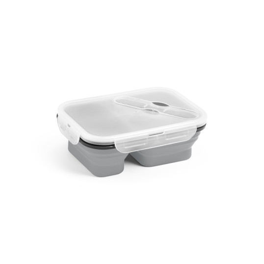 Marmita Retrátil em Silicone com Talheres Personalizado 
