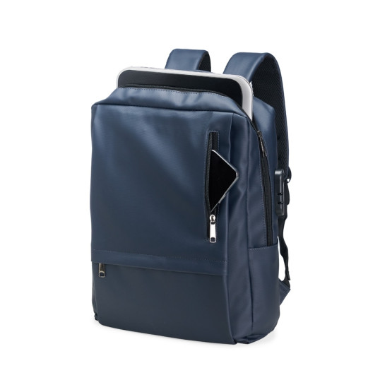 Mochila Antifurto em Couro Sintético Personalizada