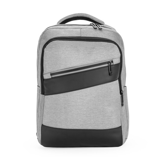 Mochila Em Poliéster e Couro sintético Para notebook USB Personalizada