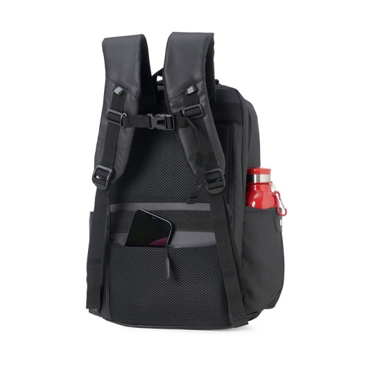 Mochila Couro Sintético USB Personalizada
