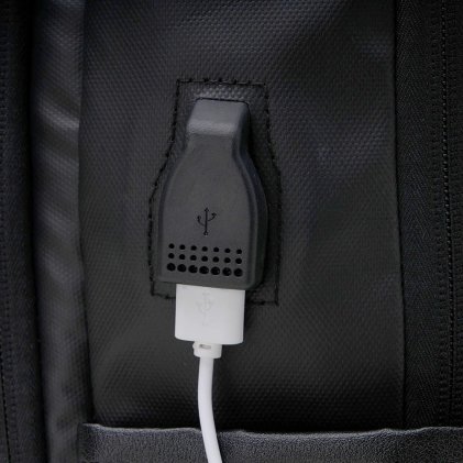 Mochila Couro Sintético USB 20 Litros Personalizada