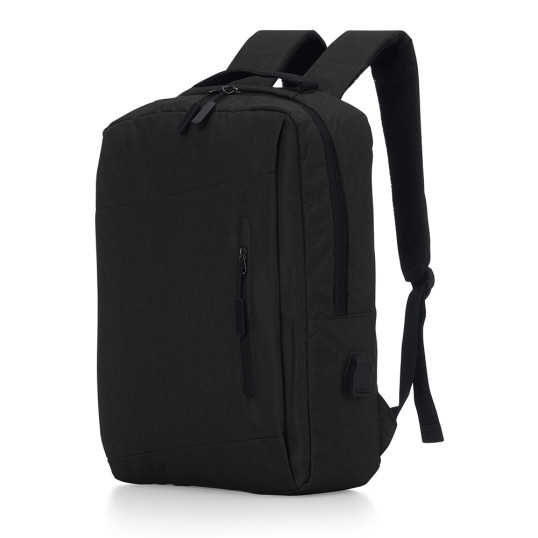 Mochila de Nylon Para Notebook USB Personalizada