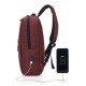 Mochila de Nylon Para Notebook USB 21L Personalizada