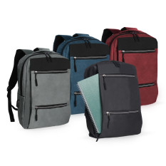 Mochila de Nylon Para Notebook USB Personalizada