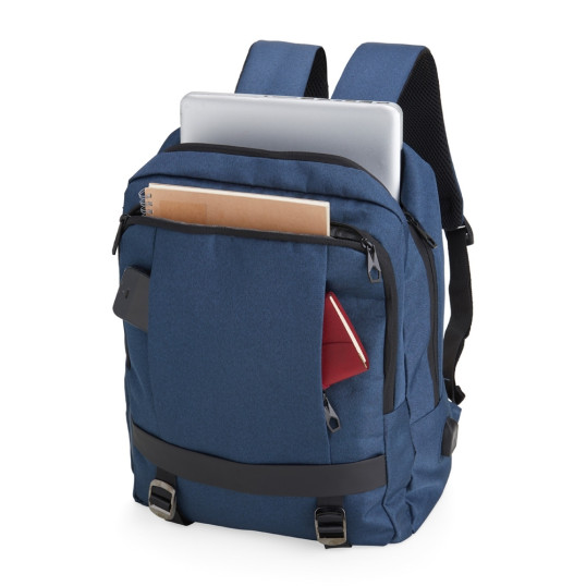 Mochila de Nylon Para Notebook USB Personalizada