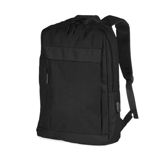 Mochila de Nylon Para Notebook USB Personalizada