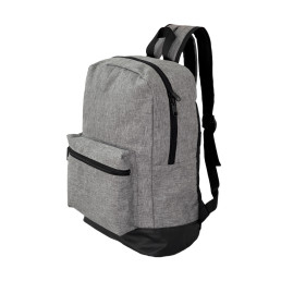 Mochila em Oxford com Detalhe em Couro Sintético Personalizada