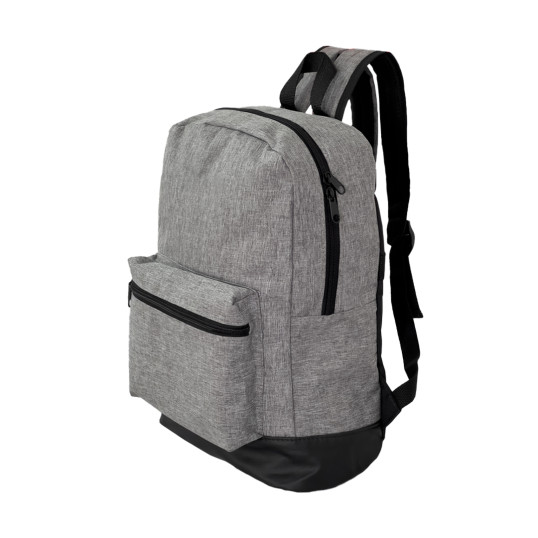 Mochila em Oxford com Detalhe em Couro Sintético Personalizada