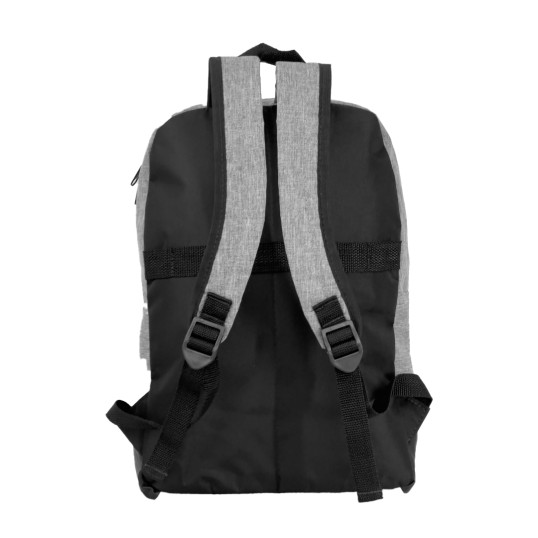 Mochila em Oxford com Detalhe em Couro Sintético Personalizada