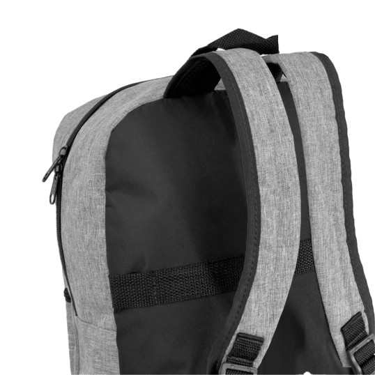Mochila em Oxford com Detalhe em Couro Sintético Personalizada