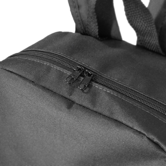 Mochila em Poliéster com Detalhe em Couro Sintético Personalizada
