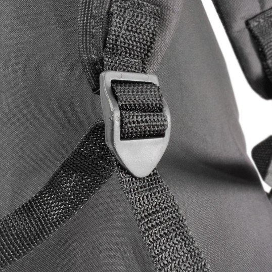 Mochila em Poliéster com Detalhe em Couro Sintético Personalizada