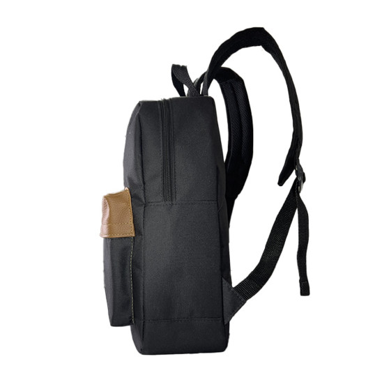 Mochila em Poliéster com Detalhe em Couro Sintético Personalizada
