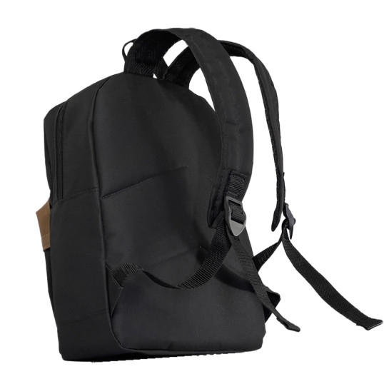 Mochila em Poliéster com Detalhe em Couro Sintético Personalizada