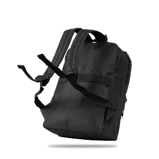 Mochila em Poliéster com Detalhe em Couro Sintético Personalizada