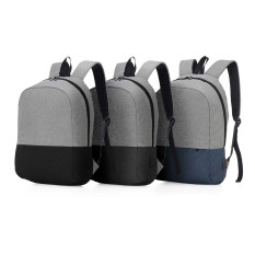 Mochila Em Poliéster e Couro sintético Para notebook USB Personalizada
