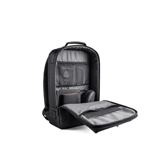 Mochila Premium em Poliéster Para Notebook USB Personalizada