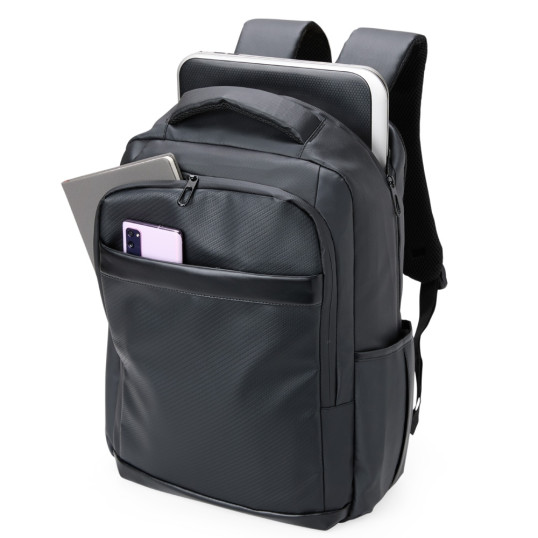 Mochila Executiva Couro Sintético Usb Personalizada