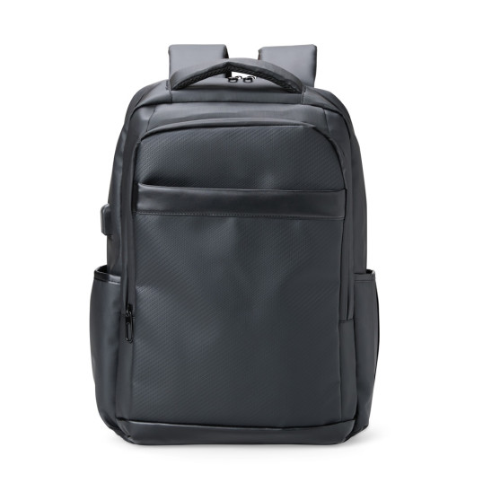 Mochila Executiva Couro Sintético Usb Personalizada