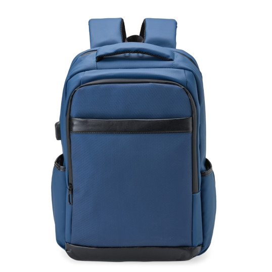 Mochila Executiva Couro Sintético Usb Personalizada